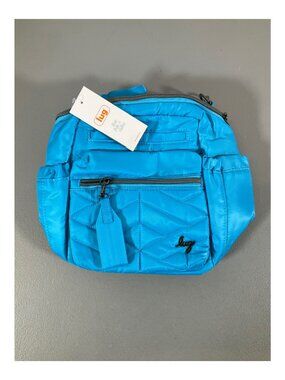 Lug Alpine Sky Medium Crossbody Bag - Unisex, Multiple Zip Compartments